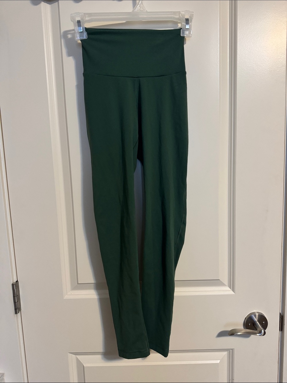 adidas Dark Green High-Waist Leggings